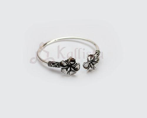 Silver jasmine bracelet